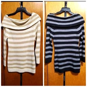 Off shoulder sweater